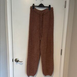 SKIMS Taupe Fuzzy Knitwear
